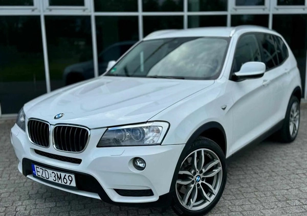 BMW X3 cena 72900 przebieg: 139000, rok produkcji 2014 z Torzym małe 781